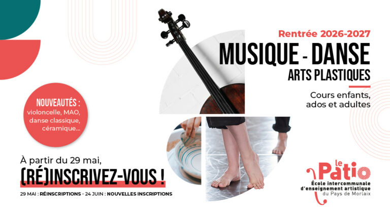 Inscriptions au Patio pour la rentrée 2026/2027